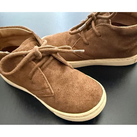 Polo Ralph Lauren Toddler Chukka Boot Boys 9 Brown Suede Leather Lace Up Sneaker - Picture 1 of 13